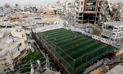futebol-volta-a-campo-de-gaza,-em-meio-a-perdas-e-ruinas-da-guerra