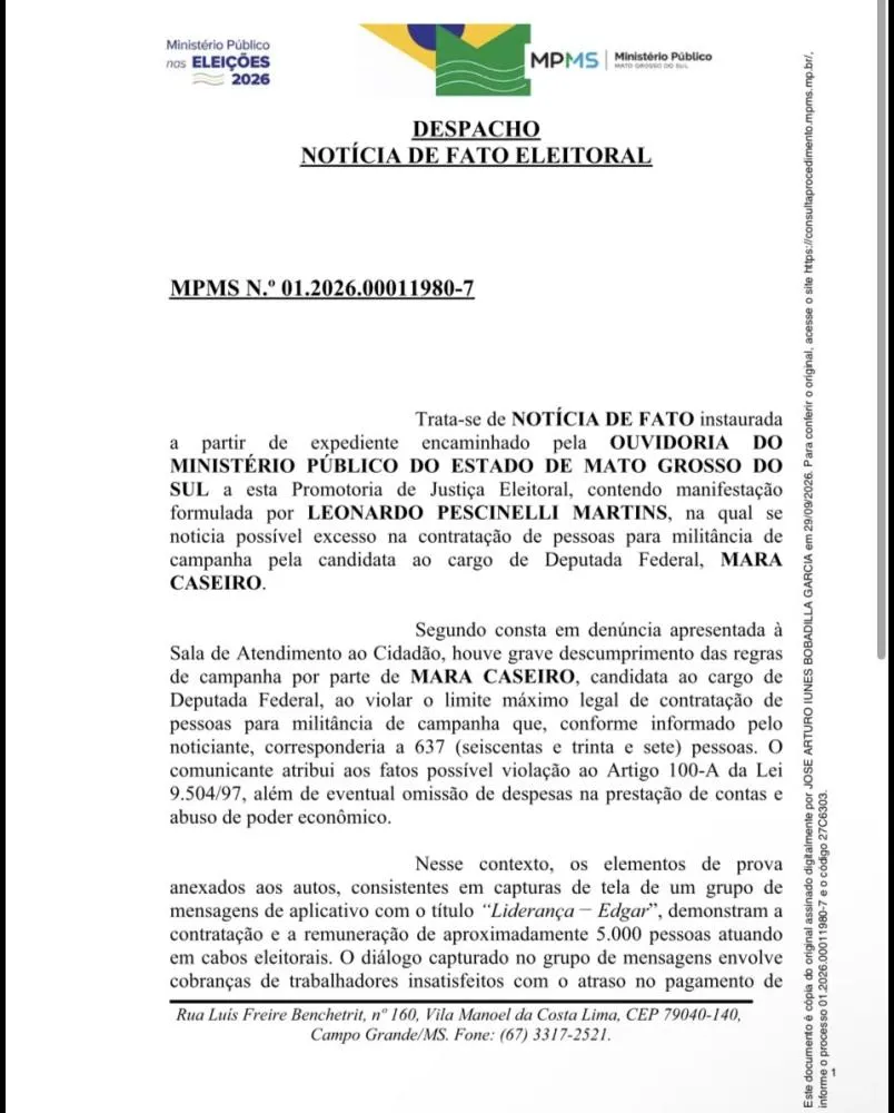 Despacho Pagina 01