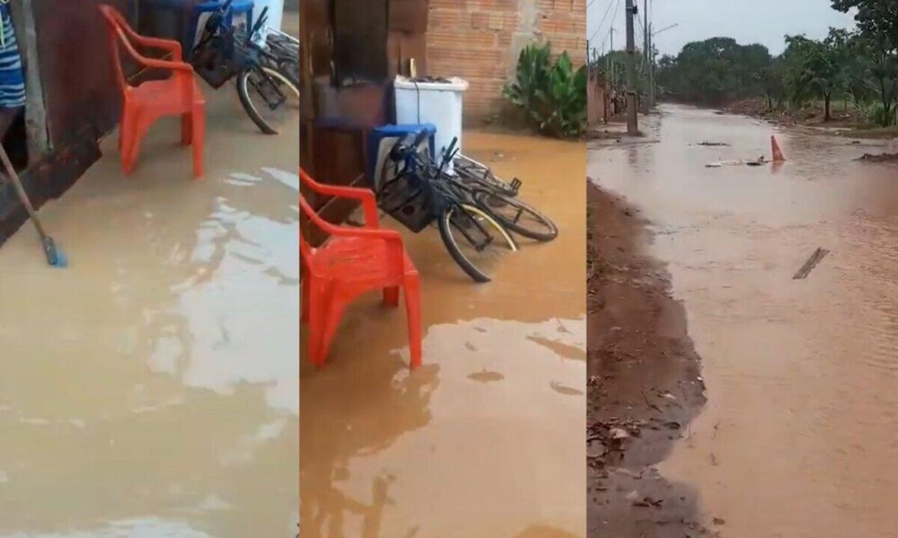 homex-fica-debaixo-d'agua-com-chuva-e-casas-ficam-alagadas:-'agua-esta-chegando-no-joelho'