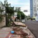 video:-motorista-arrancou-arvore-ao-perder-controle-na-rua-bahia-em-campo-grande