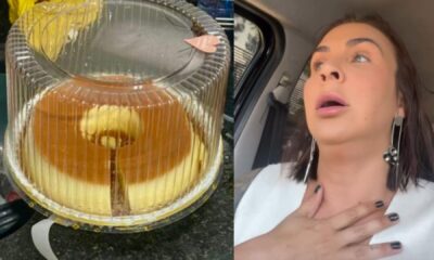 pudim-chega-sem-um-pedaco-e-empresaria-acusa-entregador:-'ele-falou-que-ia-comer'