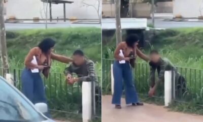 de-salto-alto,-policial-recaptura-adolescente-que-fugiu-de-delegacia;-cena-viraliza