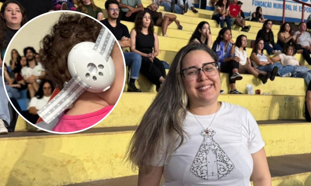 'realizadissima'-e-muito-fa-de-volei,-mae-leva-filha-de-3-meses-para-nao-perder-final-da-supercopa-no-guanandizao