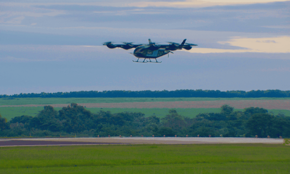 eve,-da-embraer,-faz-primeiro-voo-do-prototipo-de-“carro-voador”
